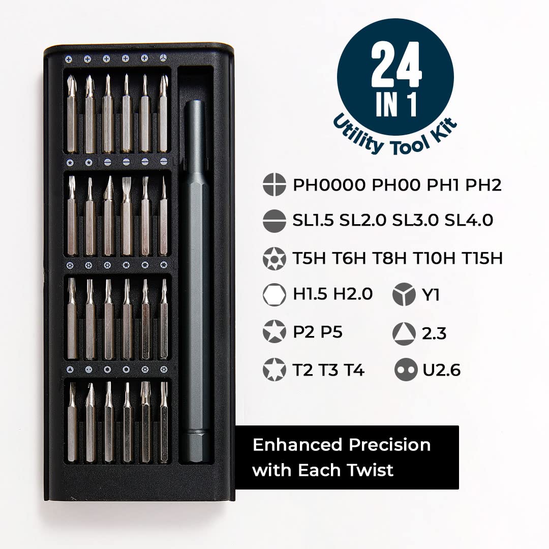 Make Your Daily Life Easy with 24 in 1 Magnetic Screwdriver Set