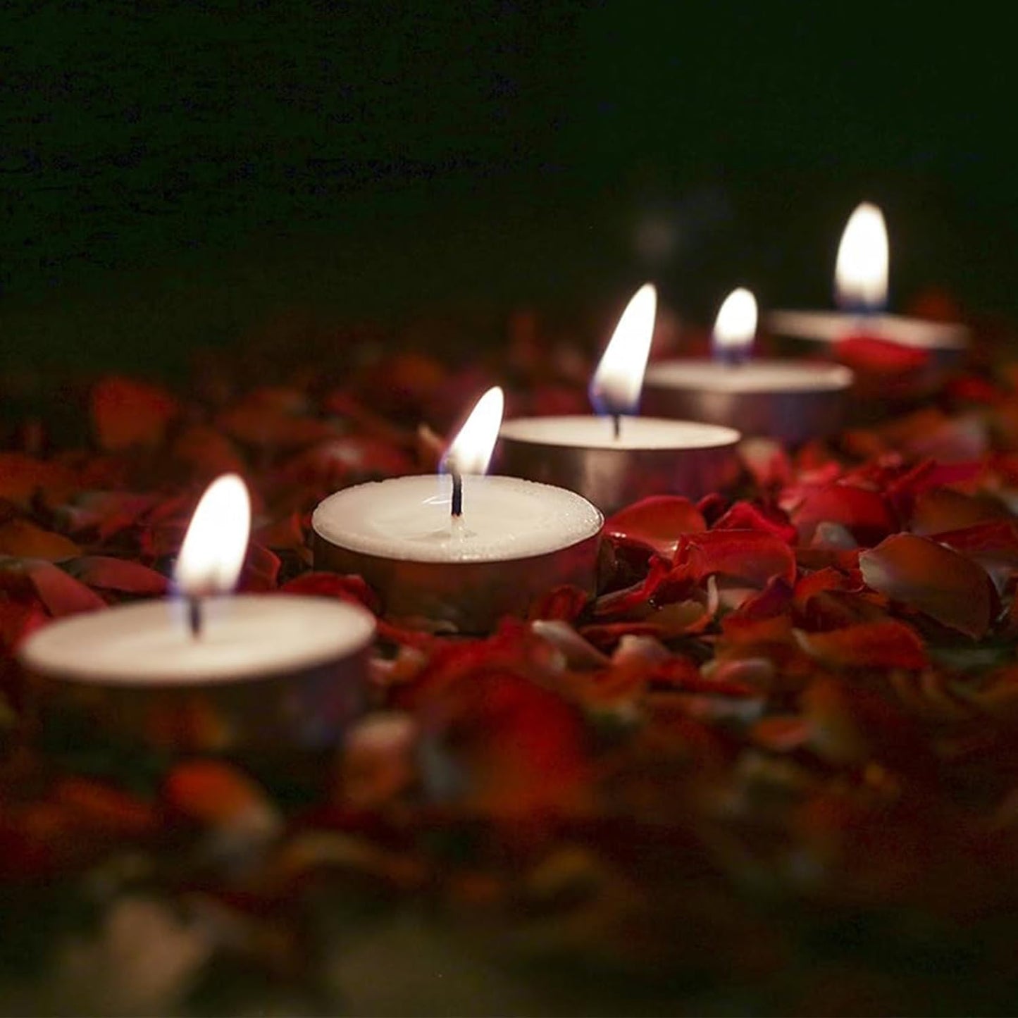 Wax Tealight Candles, 3-Hour Burn Time, Smokeless for Diwali and any occasion