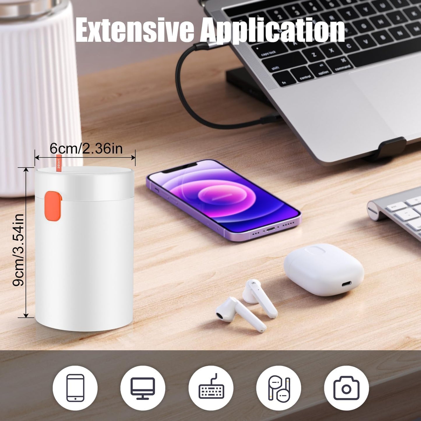 20 in 1 Multifunctional Cleaner Kit for Airpods, Keyboard, Earbuds, Camera, Cellphones specker.