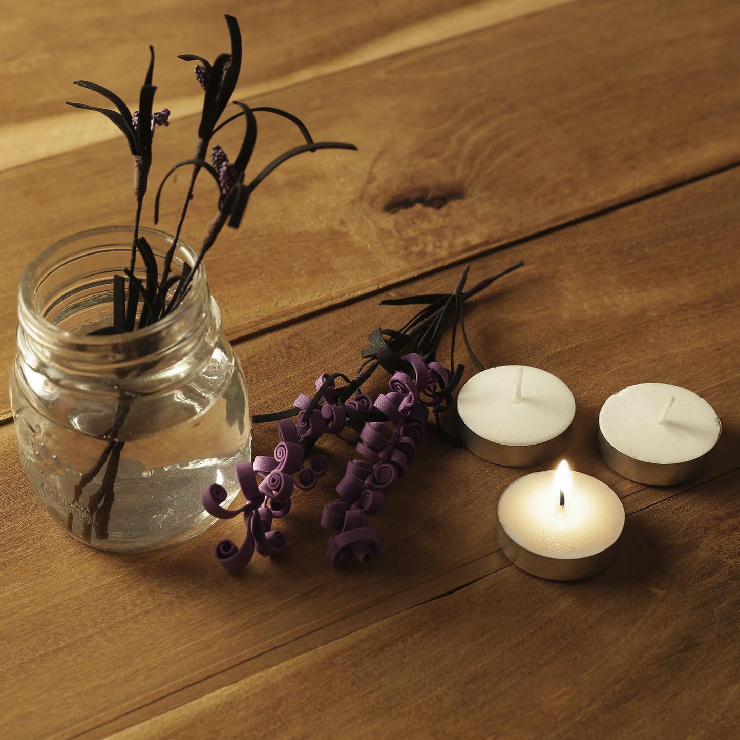 Wax Tealight Candles, 3-Hour Burn Time, Smokeless for Diwali and any occasion