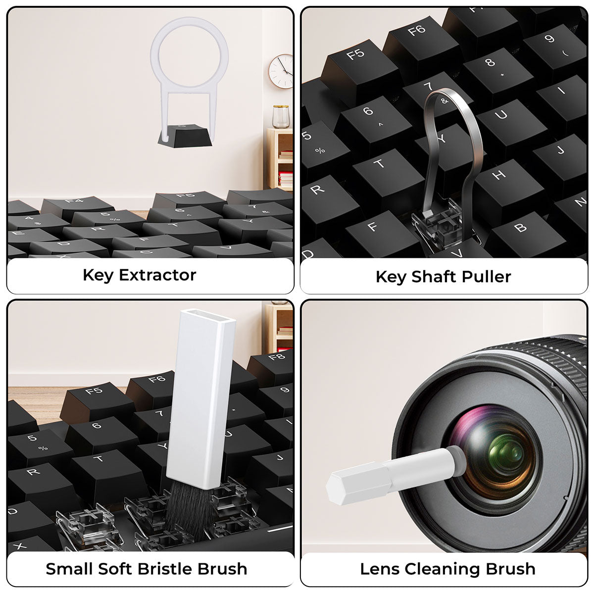 20 in 1 Multifunctional Cleaner Kit for Airpods, Keyboard, Earbuds, Camera, Cellphones specker.