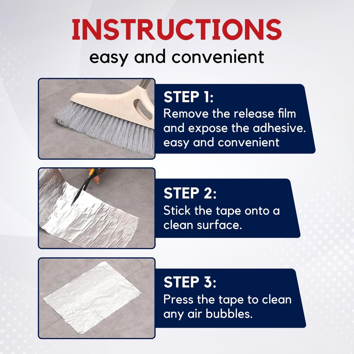 Aluminium Foil Waterproof Leakage Repair Tape – Heavy Duty Sealant Tape