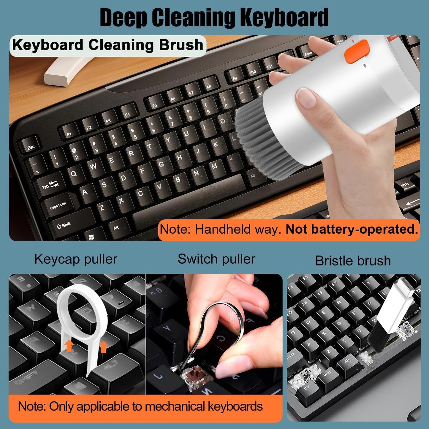20 in 1 Multifunctional Cleaner Kit for Airpods, Keyboard, Earbuds, Camera, Cellphones specker.
